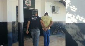 Homem foi preso pela PC em cumprimento a mandado de priso preventiva em Araguatins
