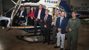 Governo do Tocantins recebe o helicptero Esquilo B2 para o Graer. -